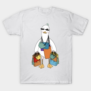 Shopaholic Doo Doo duck T-Shirt